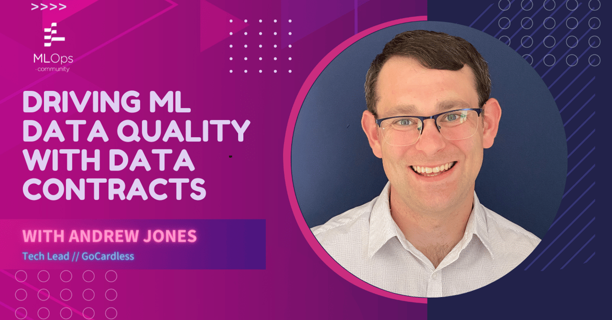 Driving ML Data Quality with Data Contracts