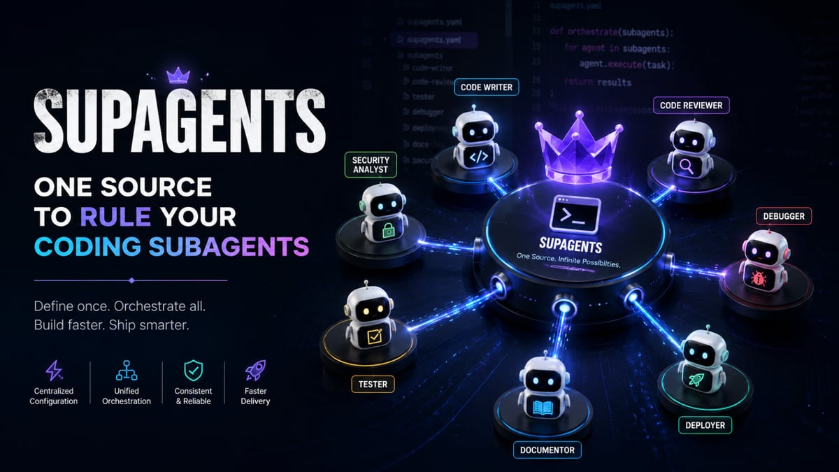 Supagents: One Source to Rule Your Coding Subagents
