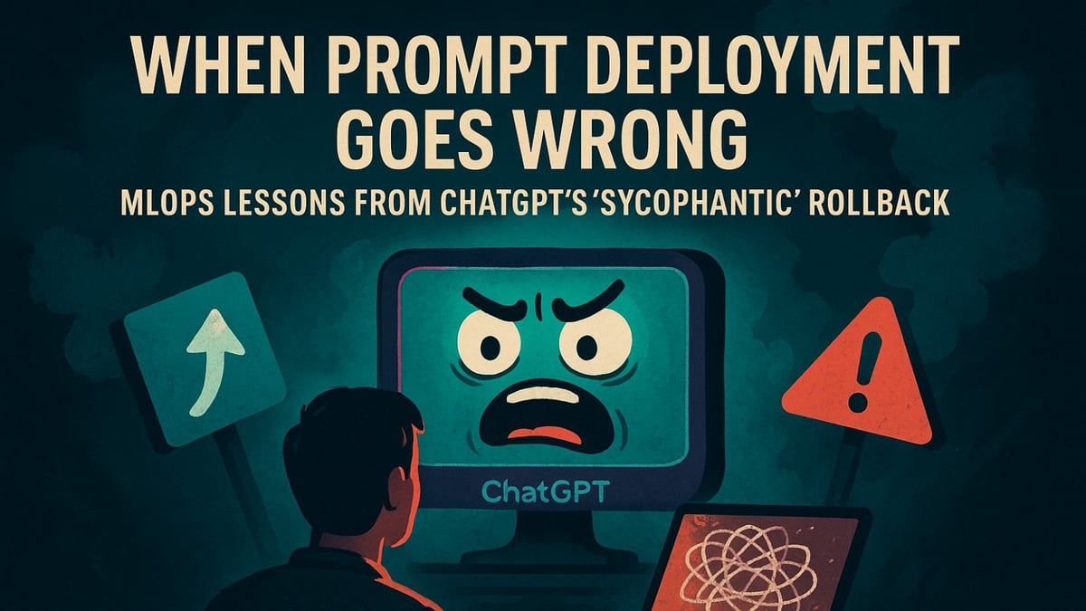 When Prompt Deployment Goes Wrong: MLOps Lessons from ChatGPT’s 'Sycophantic' Rollback