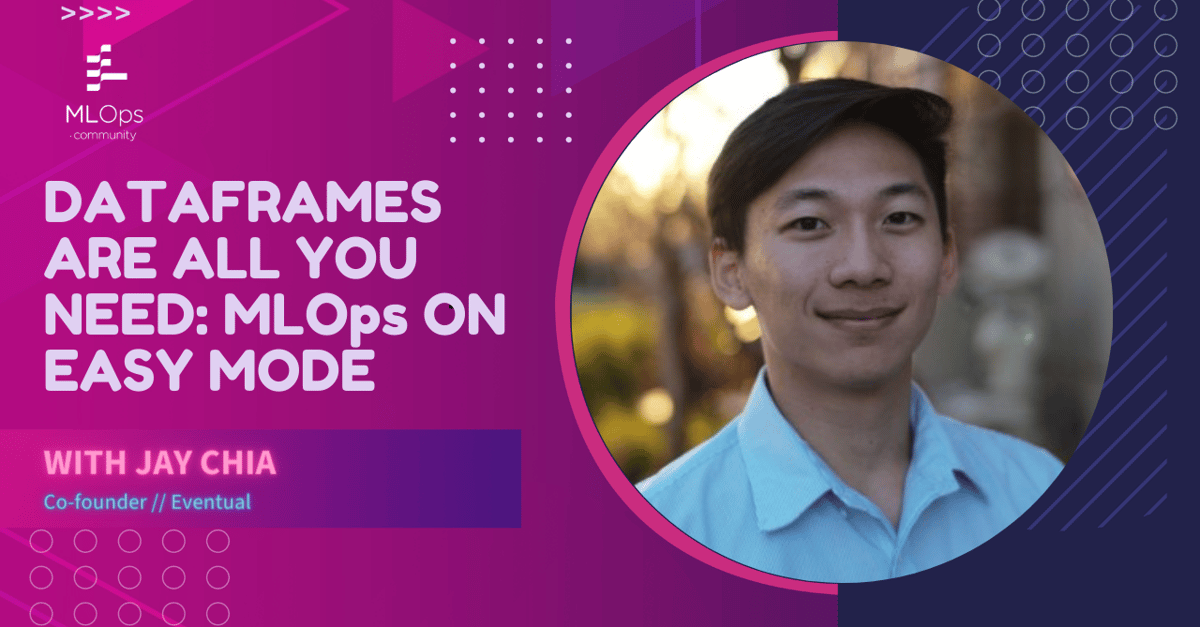 Dataframes Are All You Need: MLOps on Easy Mode