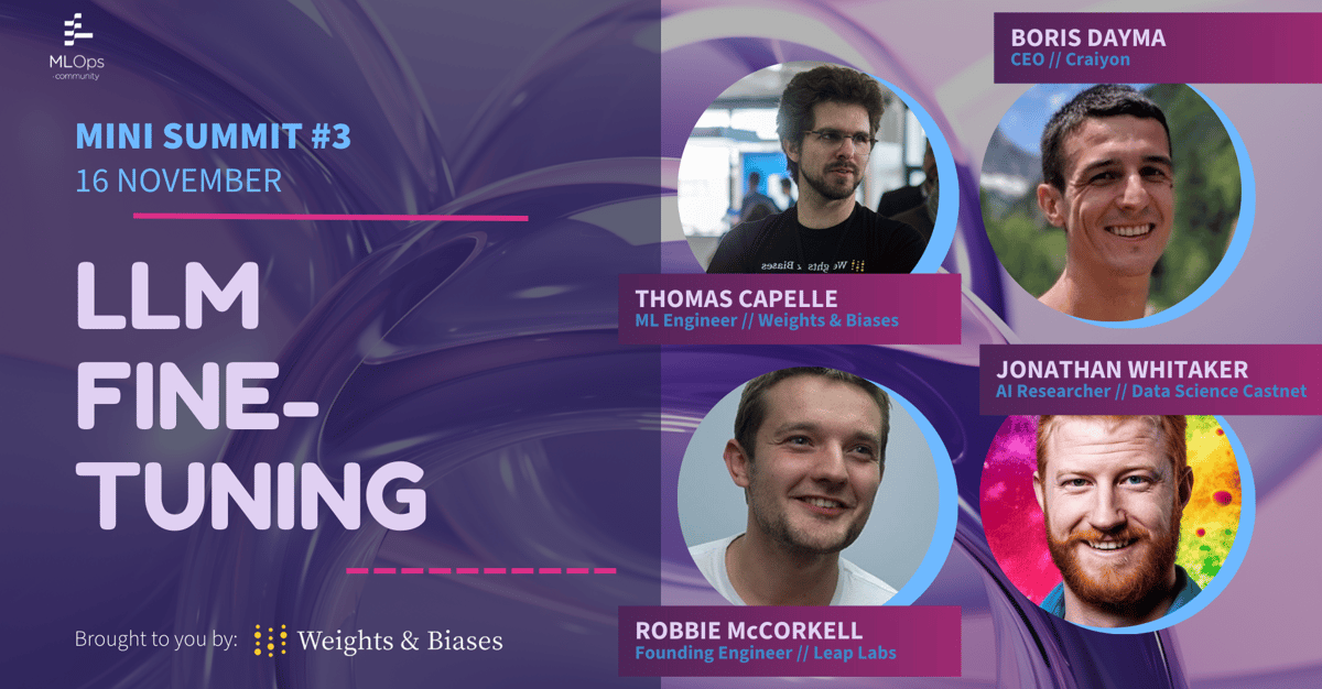 MLOps Community: LLMs Mini Summit