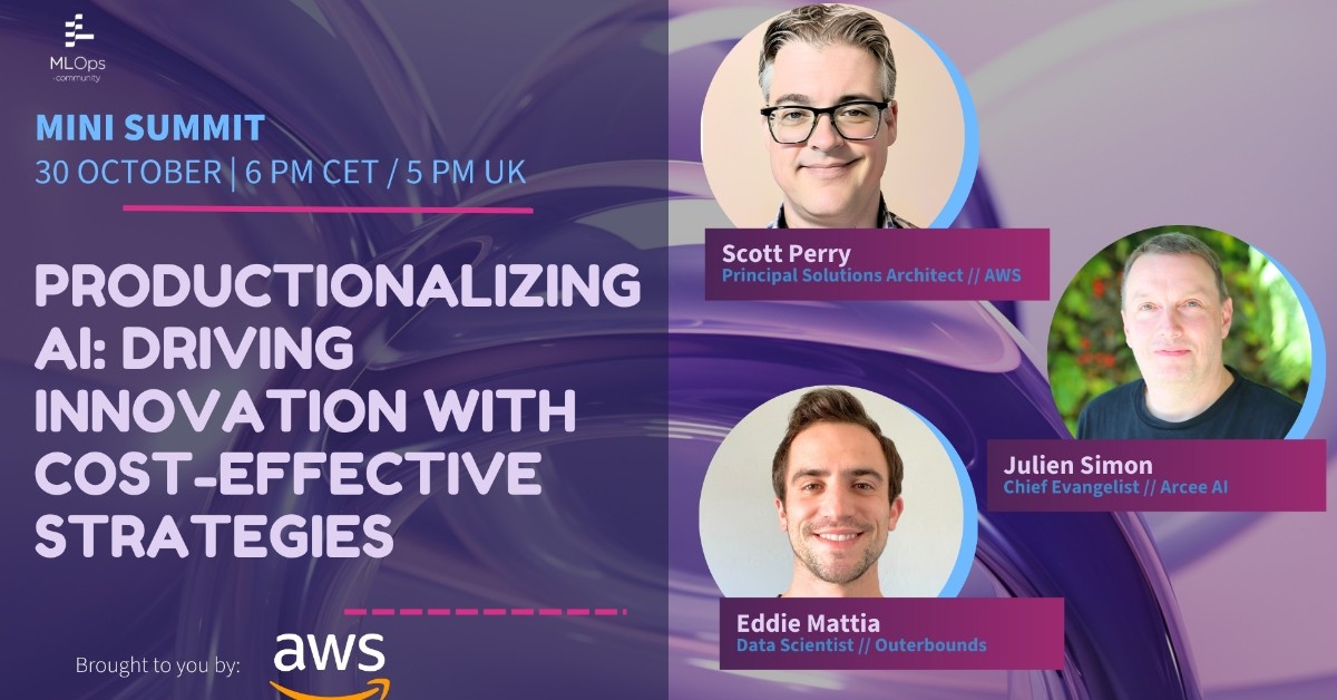 Productionalizing AI: Driving Innovation with Cost-Effective Strategies