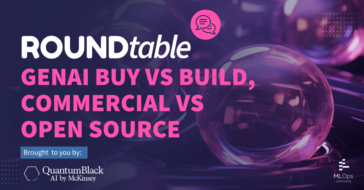 GenAI Buy vs Build, Commercial vs Open Source
