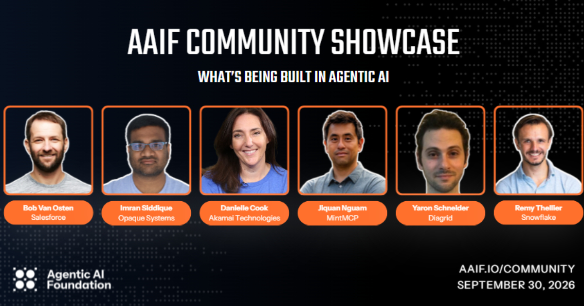 AAIF Community Showcase: What’s Being Built in Agentic AI