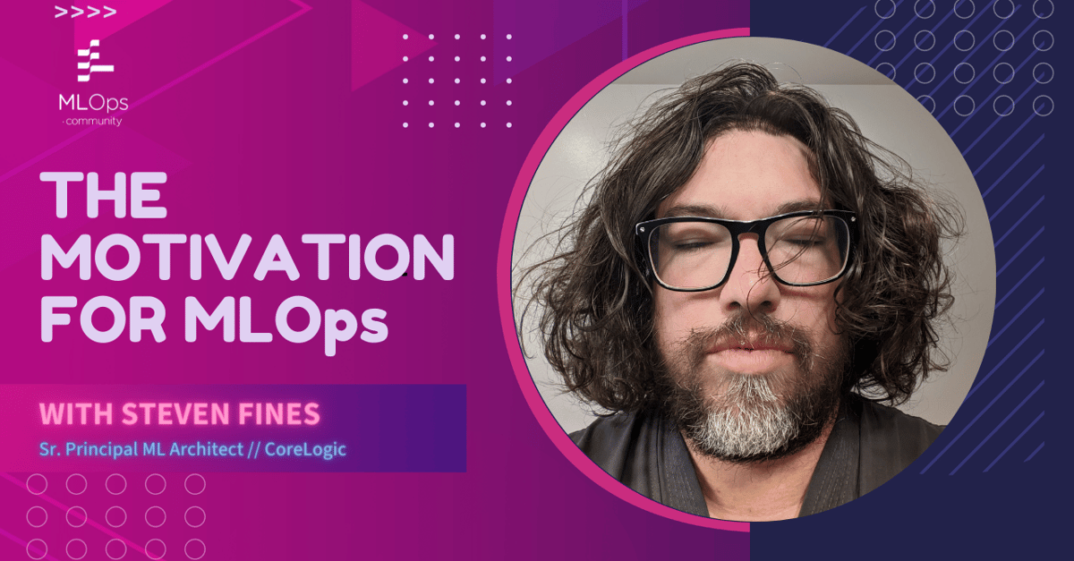 The Motivation for MLOps