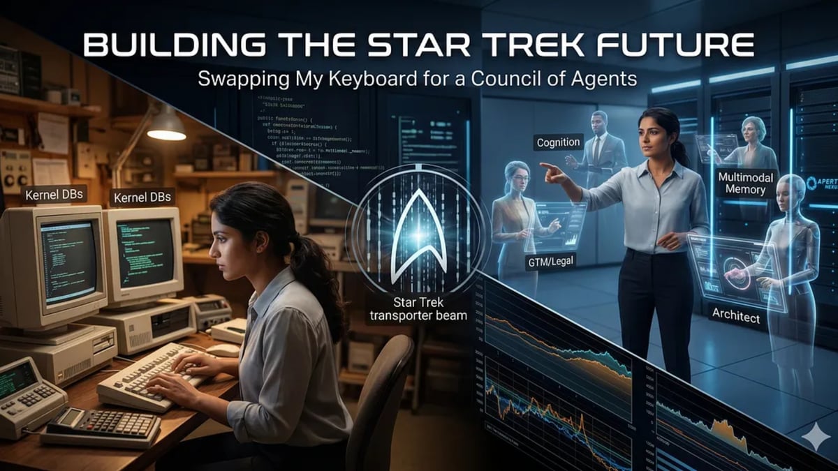 Building the Star Trek Future: Why I Swapped My Keyboard for a Council of Agents