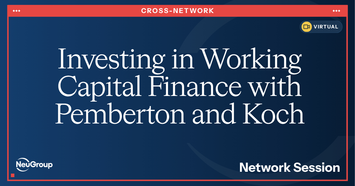 Investing in Working Capital Finance with Pemberton Asset Management and Koch Investment