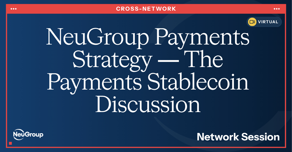 NeuGroup Payments Strategy | The Payments Stablecoin Discussion
