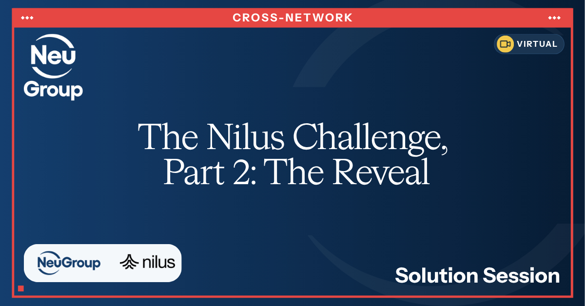 NGTT | The Nilus Challenge, Part 2: The Reveal