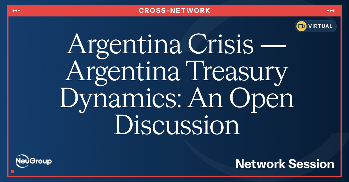 NeuGroup Crisis Community | Argentina Crisis | Argentina Treasury Dynamics: An Open Discussion