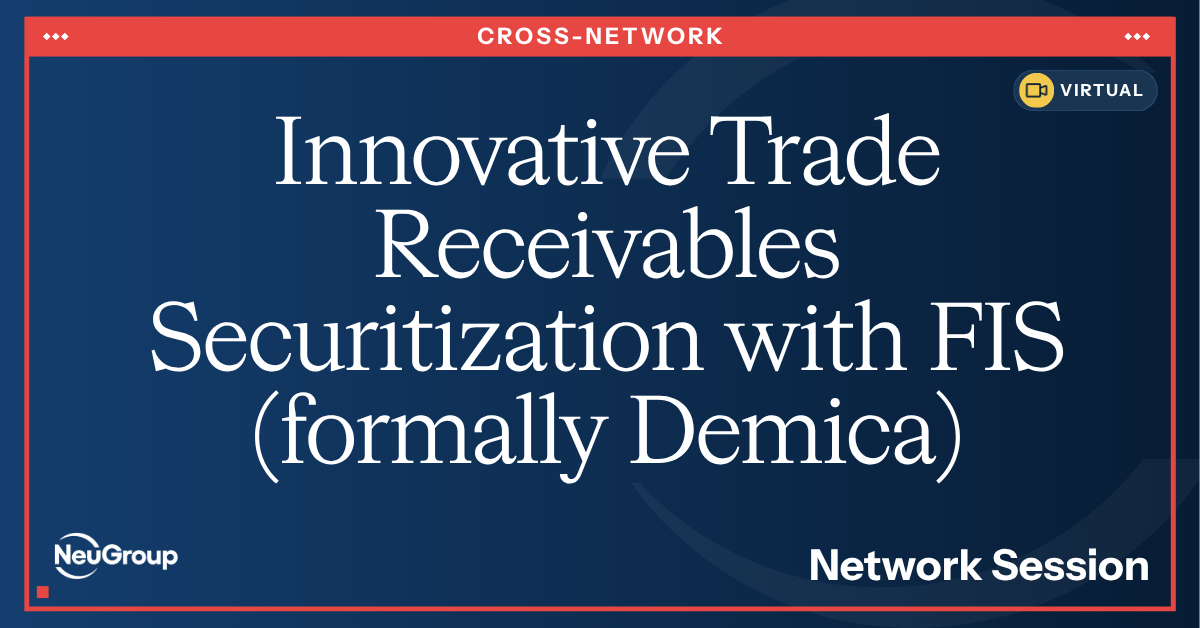 Working Capital Wednesday | Innovative Trade Receivables Securitization with FIS (formally Demica)