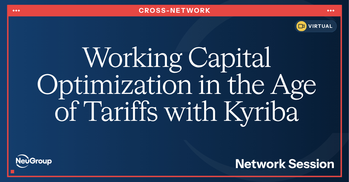 Working Capital Optimization in the Age of Tariffs & Market Volatility with Kyriba