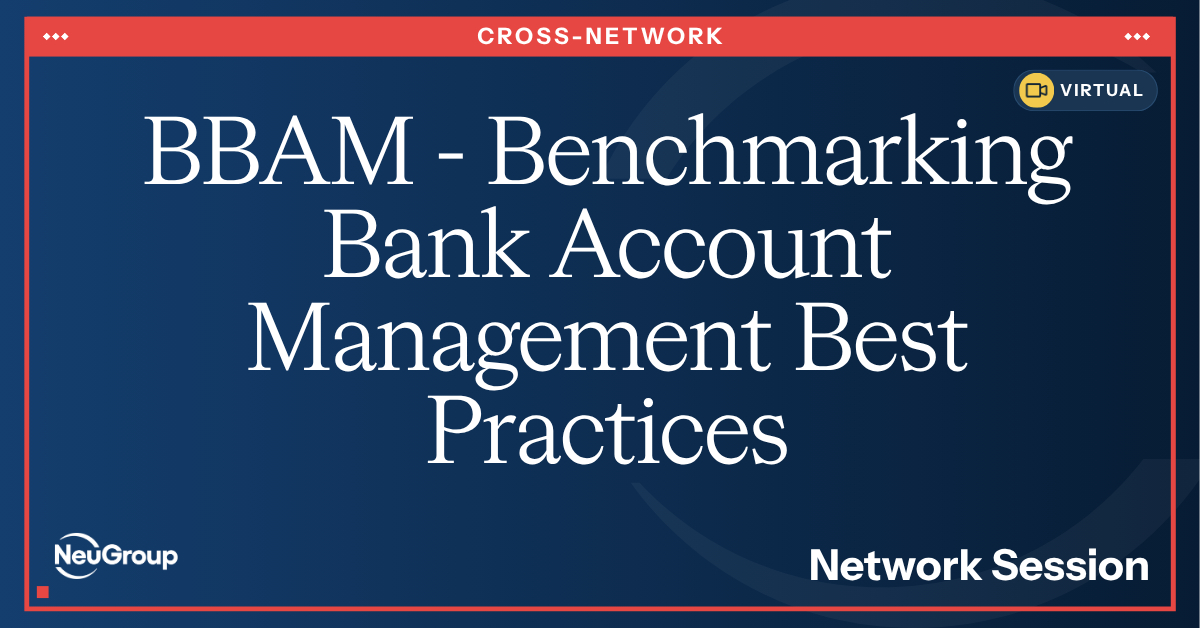 BBAM - Benchmarking Bank Account Management Best Practices