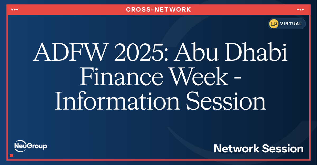 ADFW 2025: Abu Dhabi Finance Week - Information Session