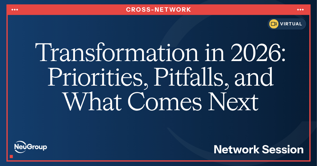 Tech Transformation in 2026: Priorities, Pitfalls, and What Comes Next