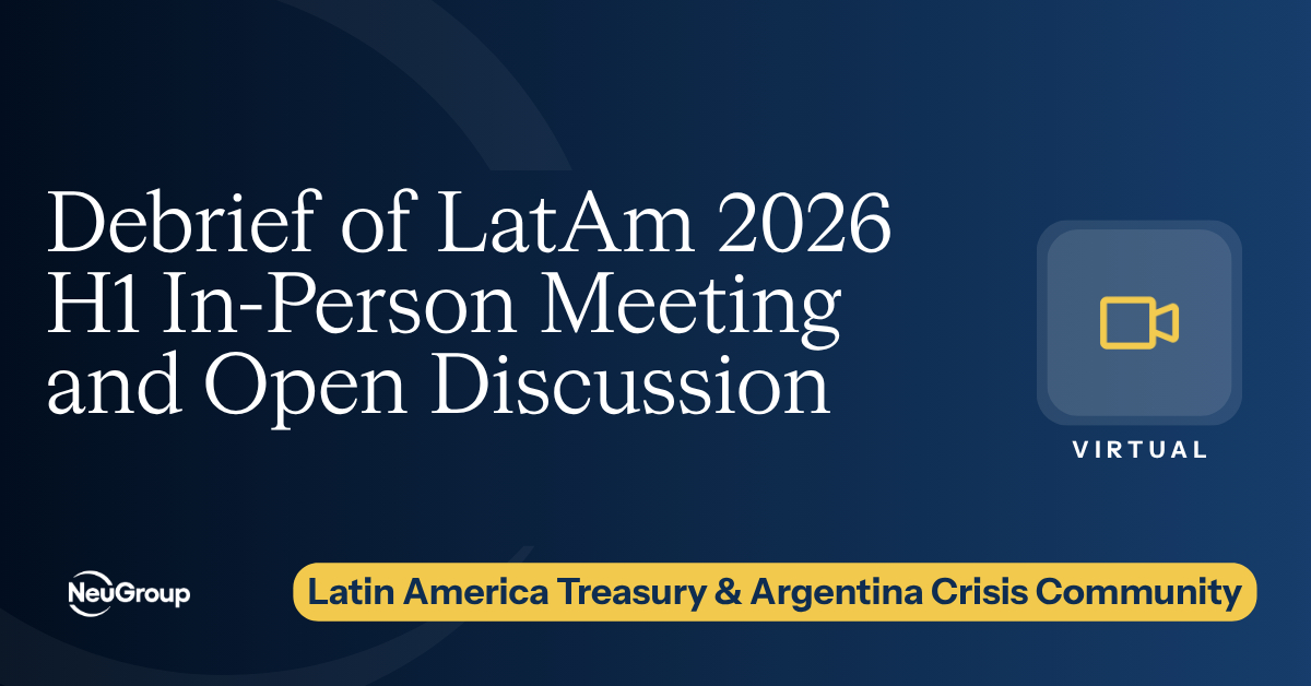 Debrief of LatAm 2026 H1 In-Person Meeting and Open Discussion