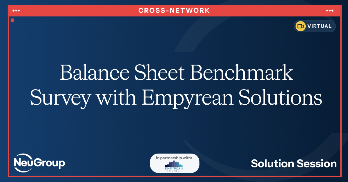 BankT & BankTTeams | Balance Sheet Benchmark Survey with Empyrean Solutions