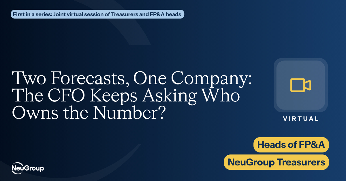 Two Forecasts, One Company: The CFO Keeps Asking Who Owns the Number?