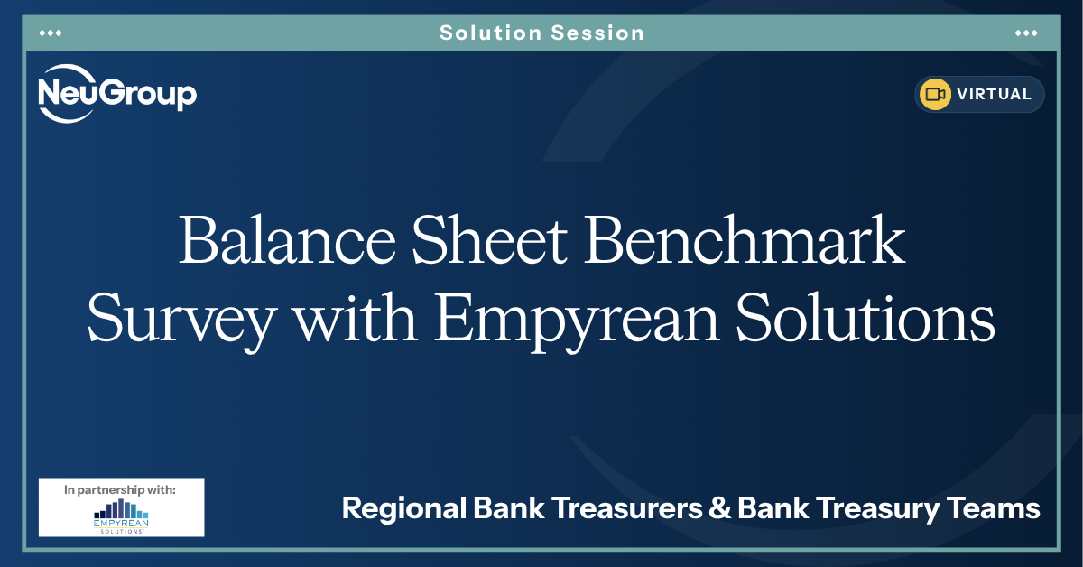 BankT & BankTTeams | Balance Sheet Benchmark Survey with Empyrean Solutions
