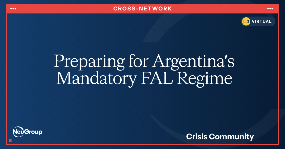 Preparing for Argentina’s Mandatory FAL Regime