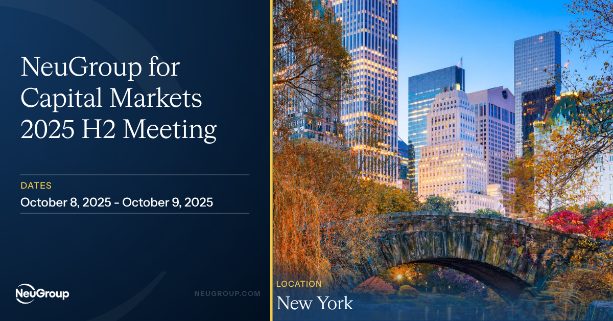 NeuGroup for Capital Markets 2025 H2 Meeting
