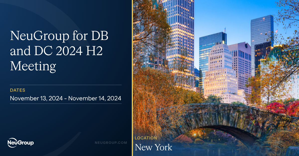 NeuGroup for DB and DC 2024 H2 Meeting