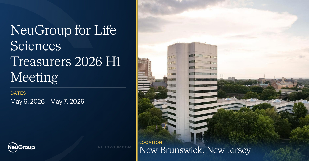NeuGroup for Life Sciences Treasurers 2026 H1 Meeting