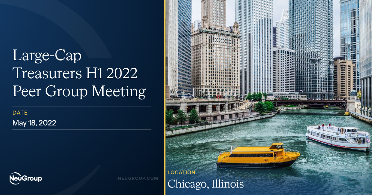 Large-Cap Treasurers H1 2022 Peer Group Meeting