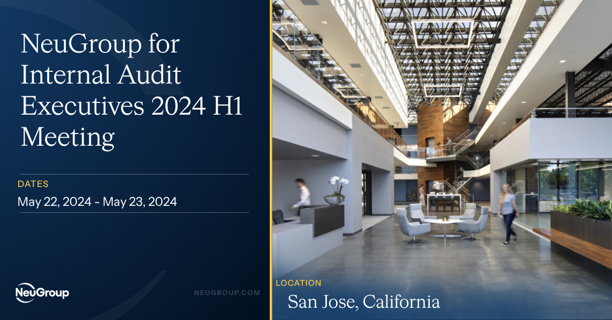 NeuGroup for Internal Audit Executives 2024 H1 Meeting
