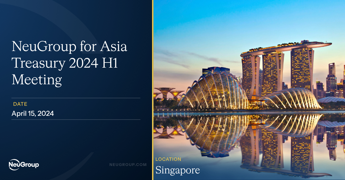 NeuGroup for Asia Treasury 2024 H1 Meeting