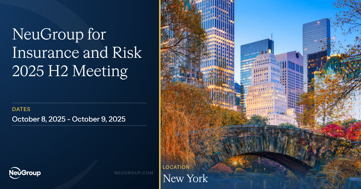NeuGroup for Insurance and Risk 2025 H2 Meeting