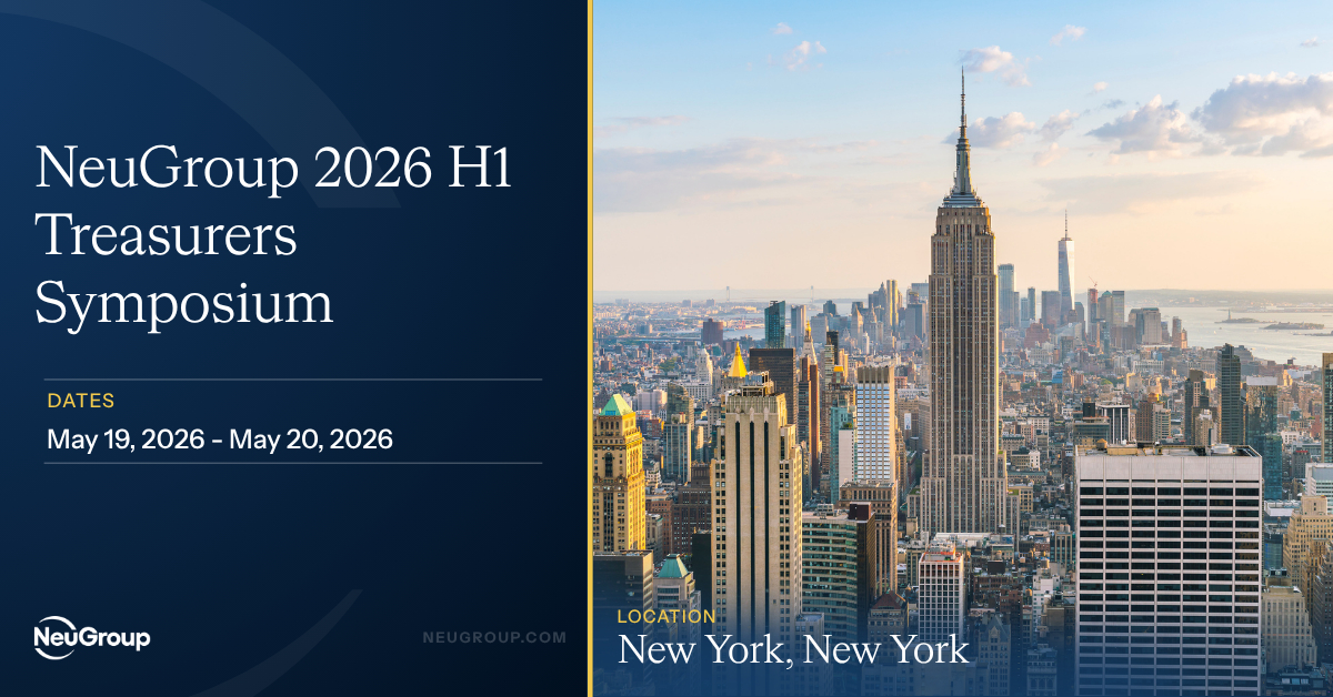 NeuGroup 2026 H1 Treasurers Symposium