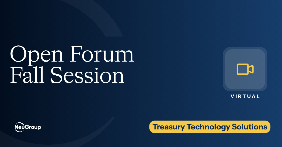 Open Forum - Fall Session
