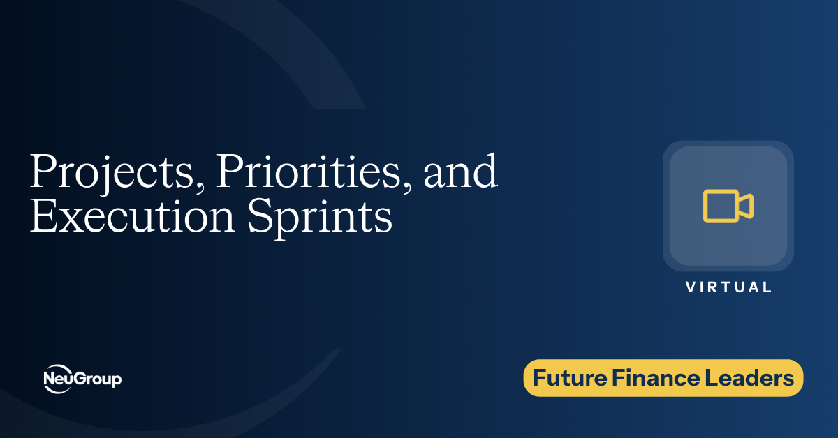 Projects, Priorities, and Execution Sprints