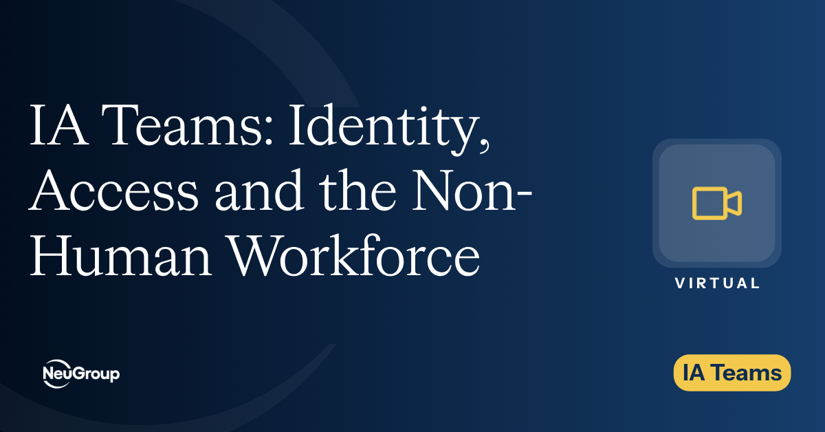 IA Teams: Identity, Access and the Non-Human Workforce