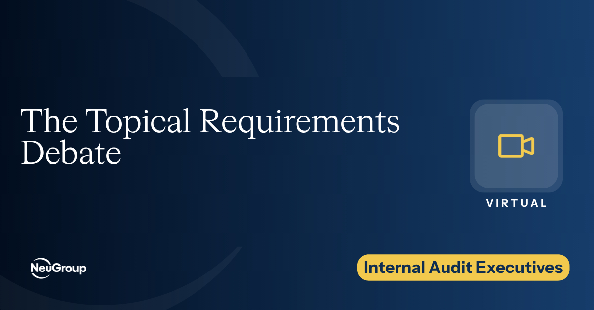 The Topical Requirements Debate