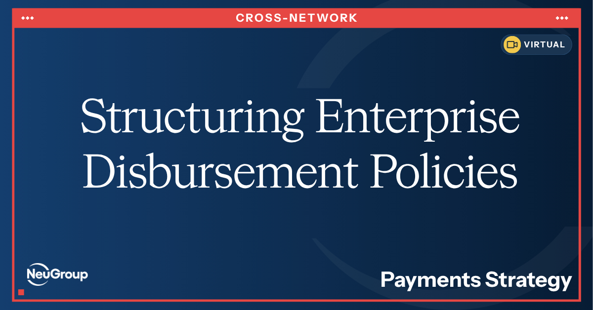 Structuring Enterprise Disbursement Policies