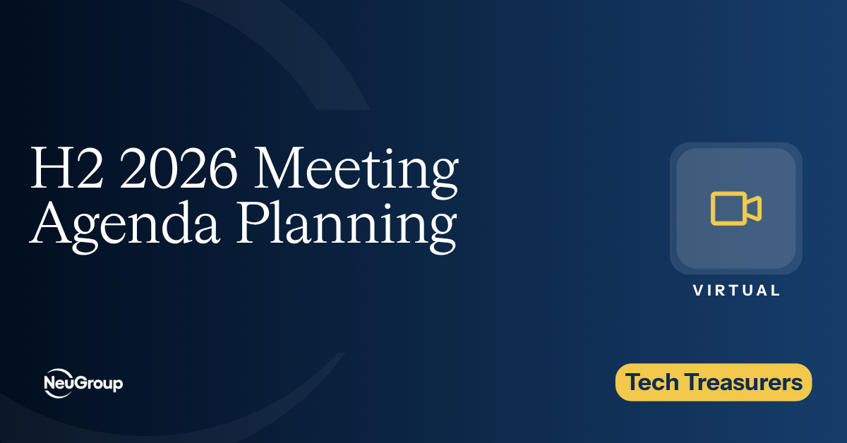 H2 2026 Meeting Agenda Planning