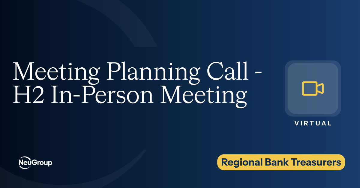 Meeting Planning Call - H2 In Person Meeting