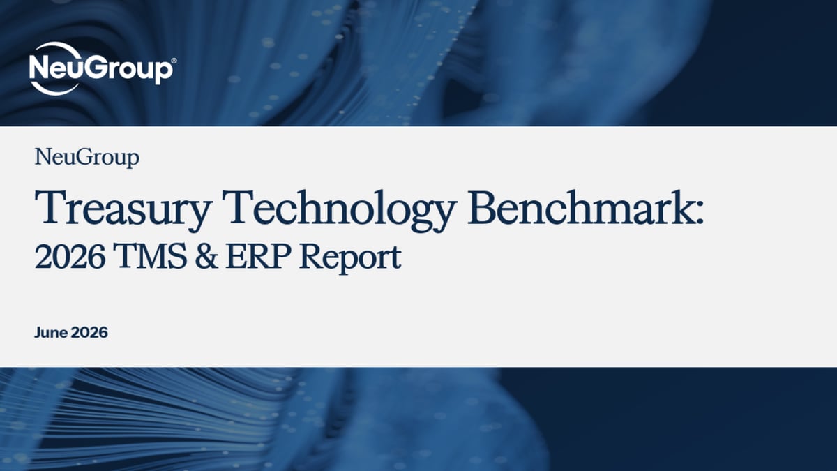 Treasury Technology Benchmark: 2026 TMS & ERP Report