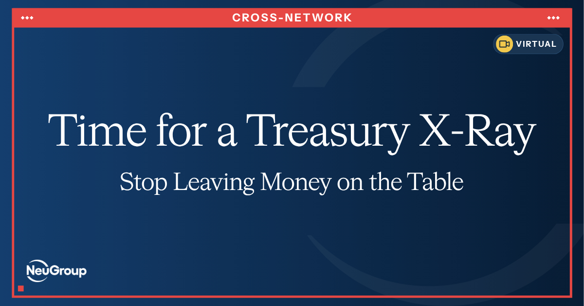 Time for a Treasury X-Ray: Stop Leaving Money on the Table