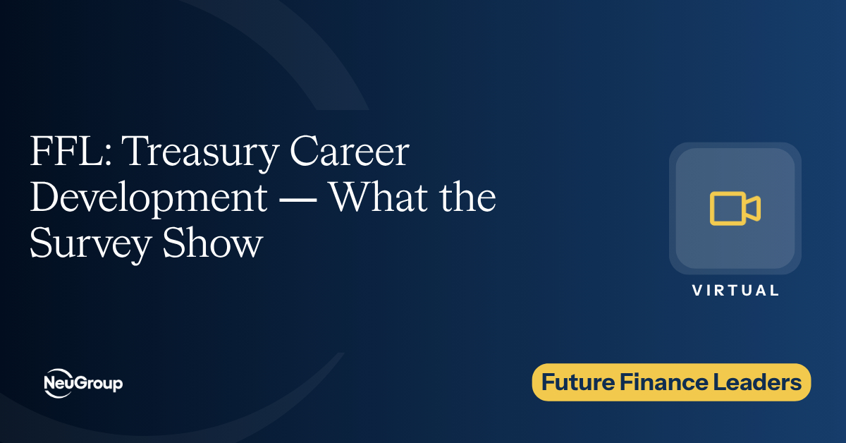FFL: Treasury Career Development — What the Survey Show