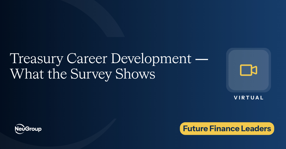FFL | Treasury Career Development — What the Survey Shows
