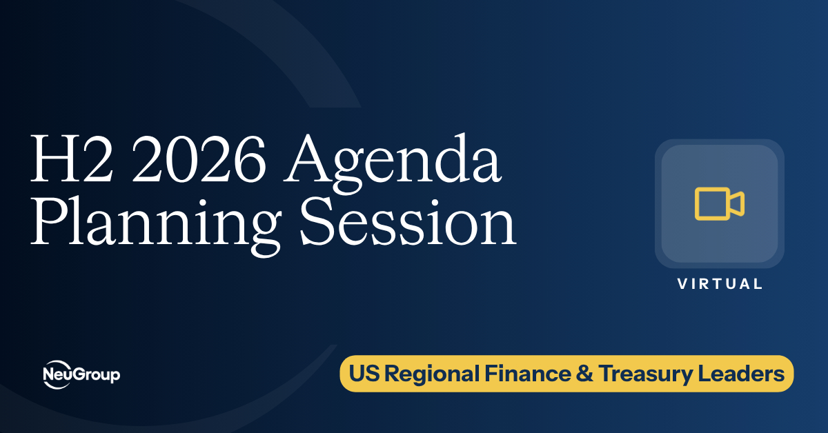 H2 2026 Agenda Planning Session