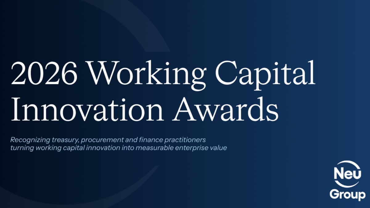 NEW: 2026 Global Working Capital Innovation Awards