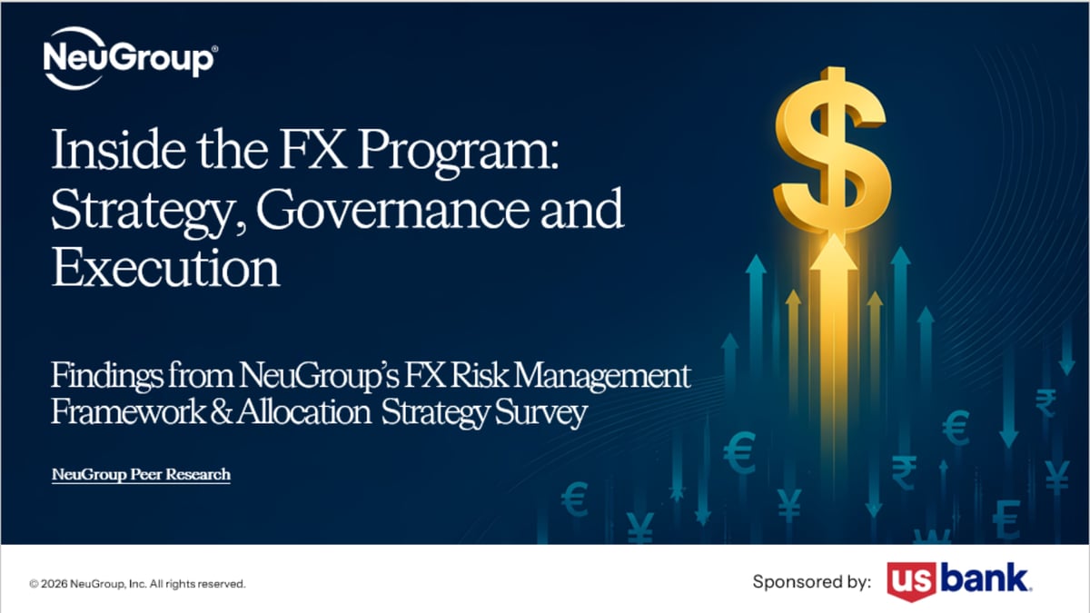 Inside the FX Program: Strategy, Governance and Execution