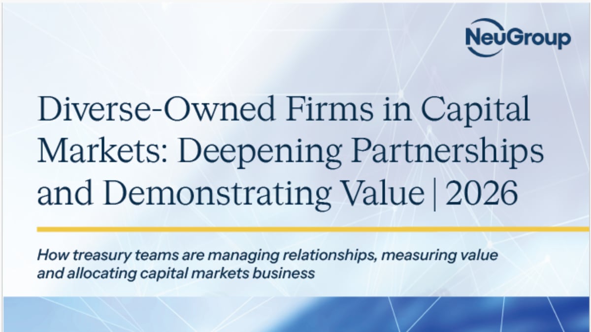 Diverse-Owned Firms in Capital Markets: Deepening Partnerships and Demonstrating Value | 2026