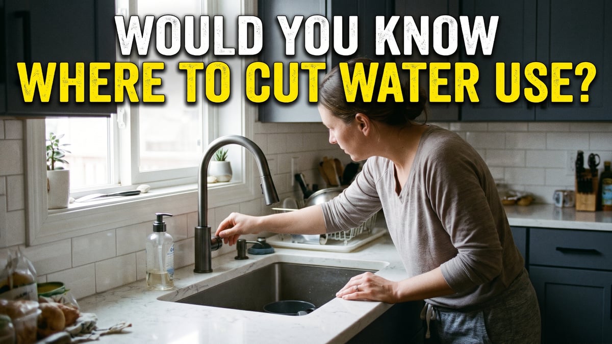 Poll: If you were asked to cut your household’s water use, would you know where to start?