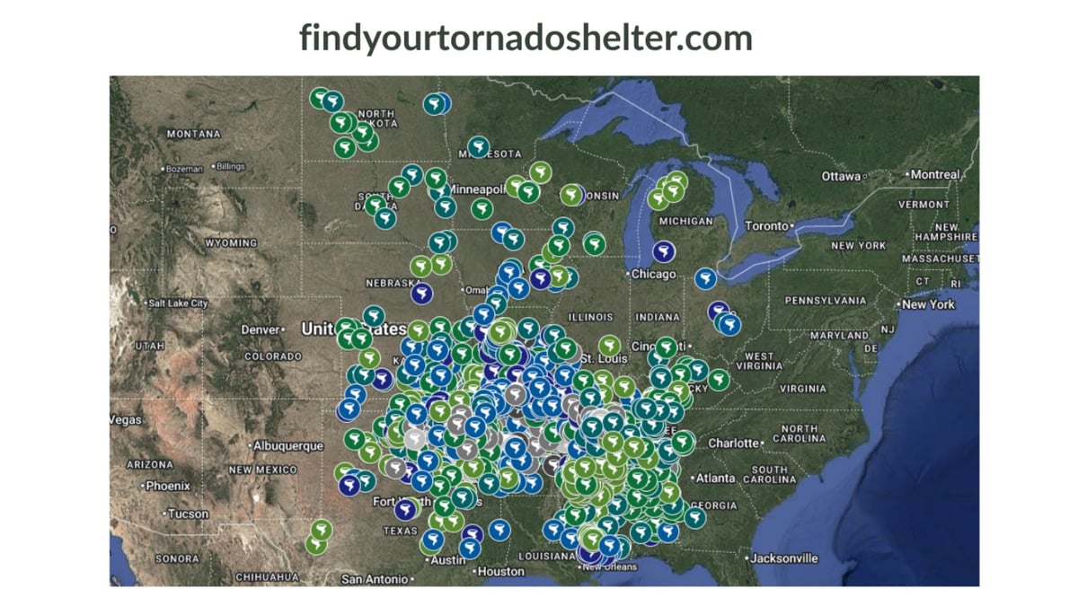 Looking for a tornado shelter, visit → https://findyourtornadoshelter.com