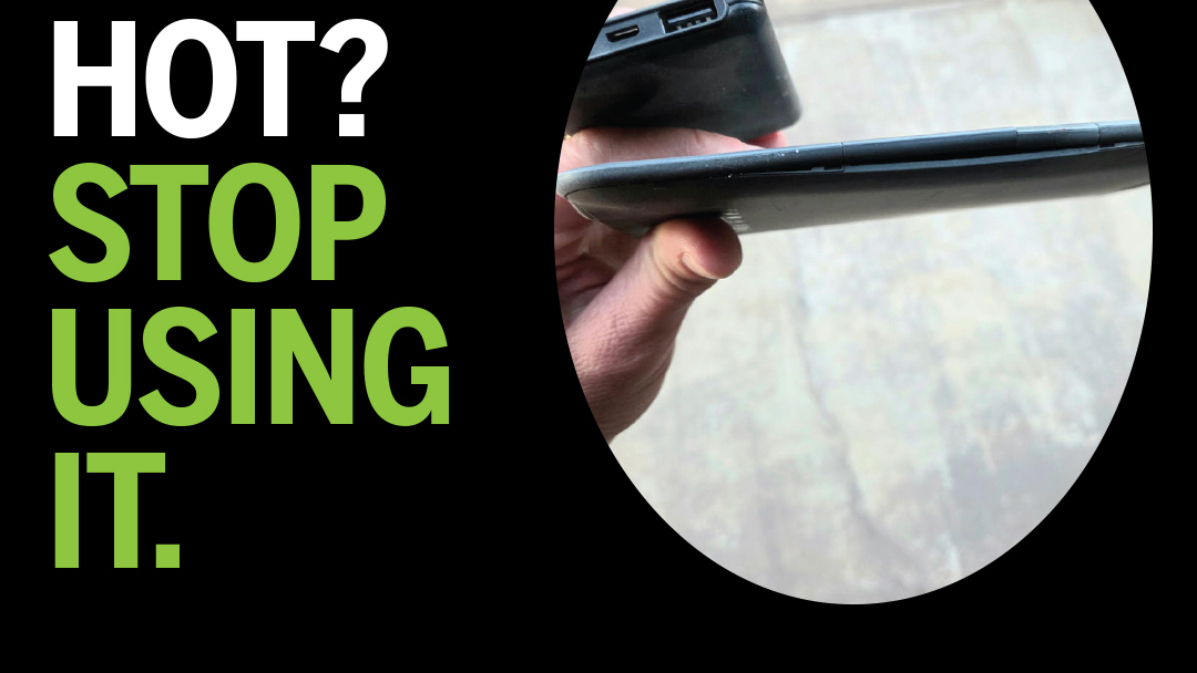Poll: Has a phone, laptop, e-bike, or power tool ever gotten hot, swollen, or smoked on you?